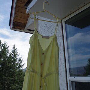 Beautiful Yellow Sun Dress By D&M